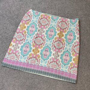 * Talbots Multi-colored Short Pencil Skirt Spring Colors NWOT US 10     - S2379